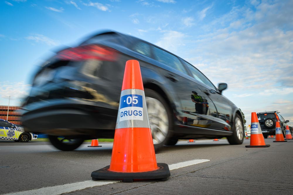 Police are using new tactics in roadside drug testing in Victoria. Credit TAC Victoria.