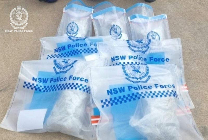 SECONDARY IMAGE CAPTION:
Drugs seized in the recent NSW incident. The incident is a reminder that age should not direct your NSW workplace drug testing. Credit NSW Police Force