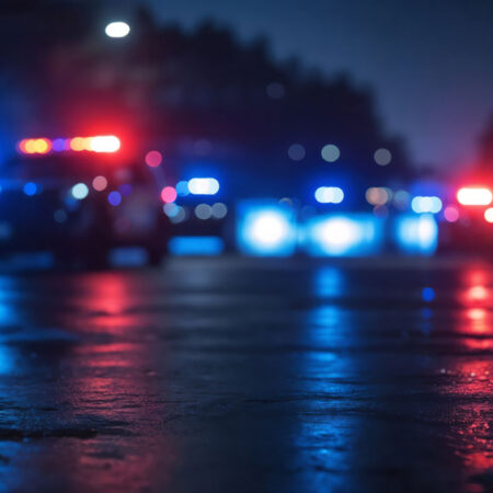Roadside drug testing spat in South Australia police-cars-night-with-emergency-lights-flashing-lights